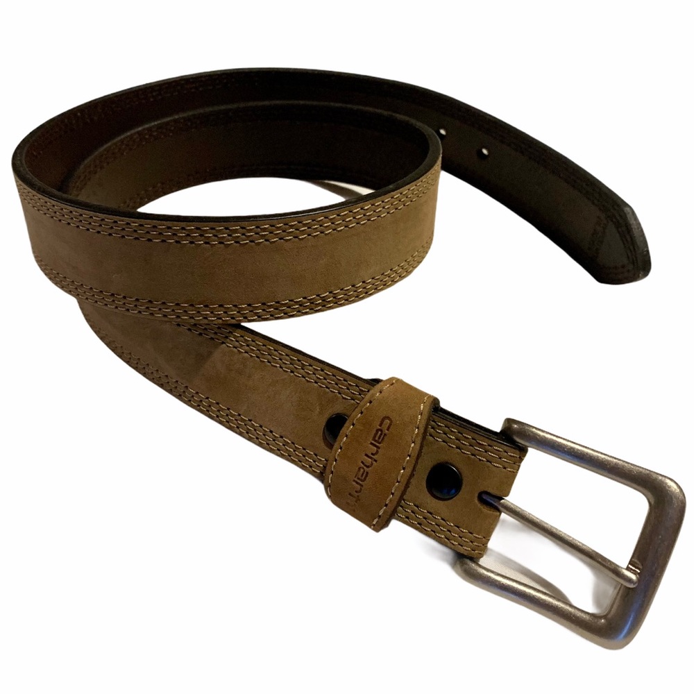Carhartt Detroit Brown Soft Leather Belt